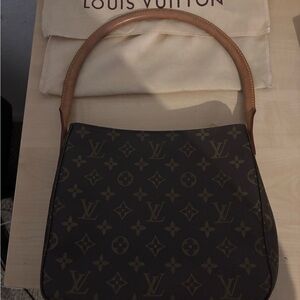 Louis Vuitton Brown Monogram Shoulder Bag